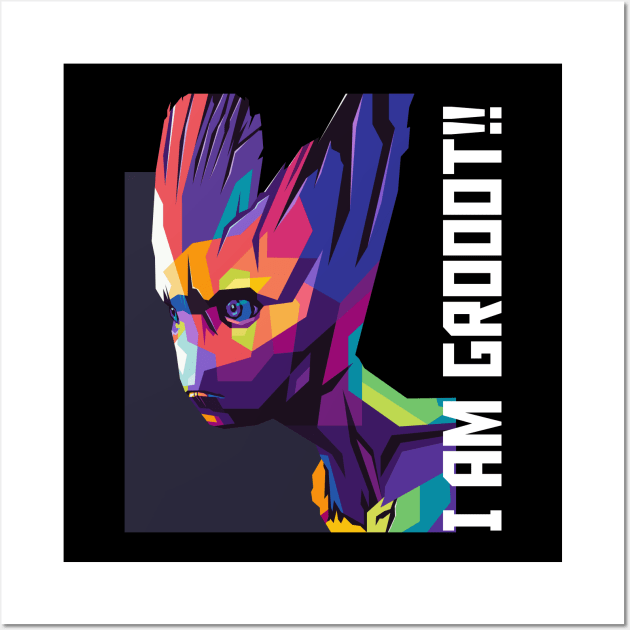 I am Groot Wall Art by Martincreative